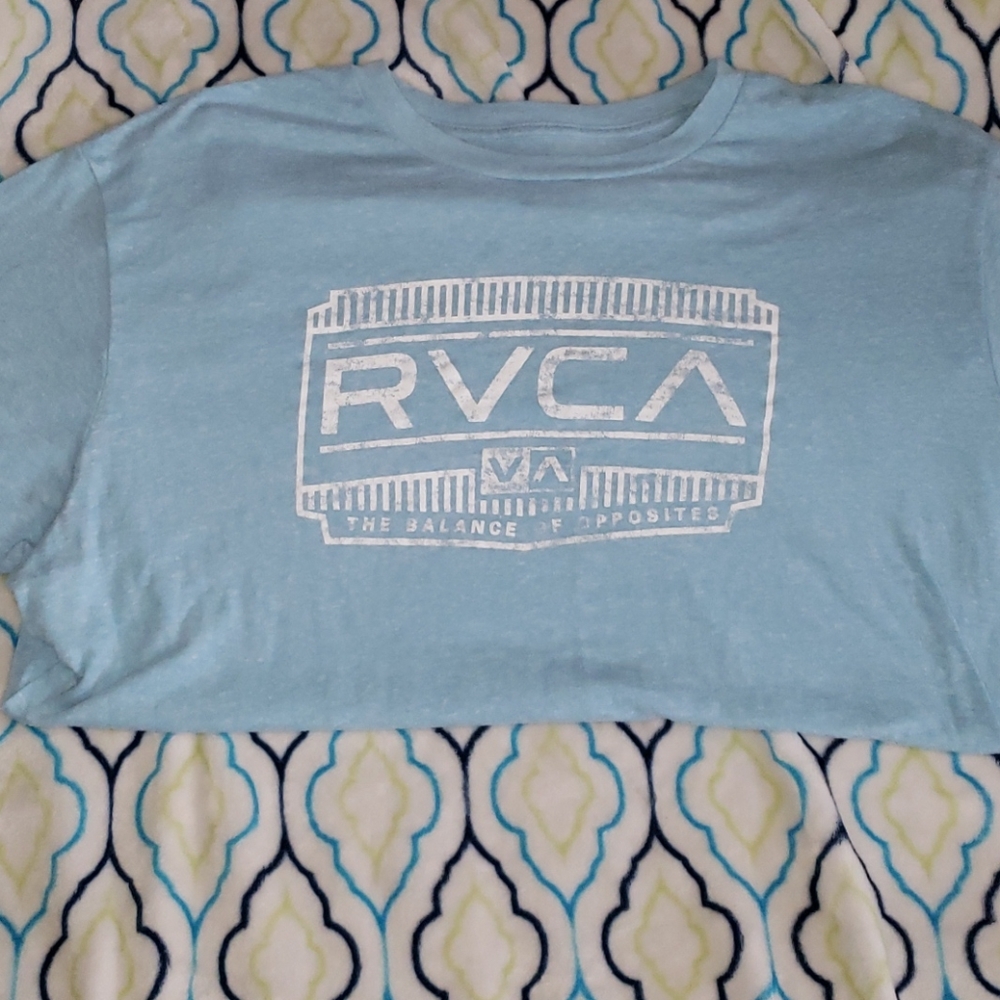 RVCA light blue shirt.  Size XXL